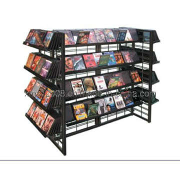 Slat Grid up-Right Mobile CD DVD Displays (GDS-019)